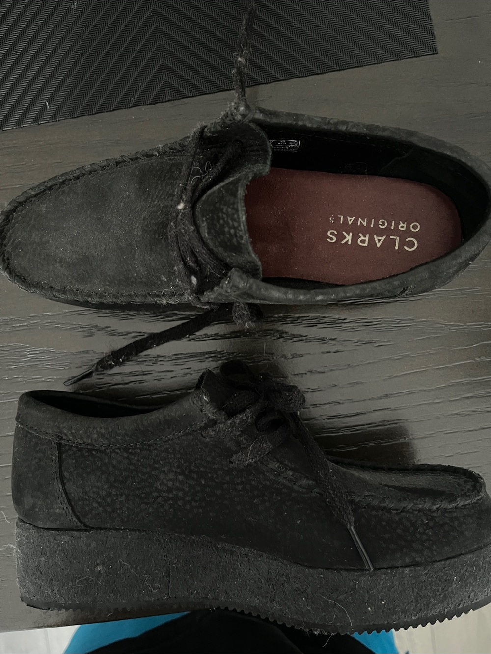 Clark Originals Black Wallabees Never Worn
